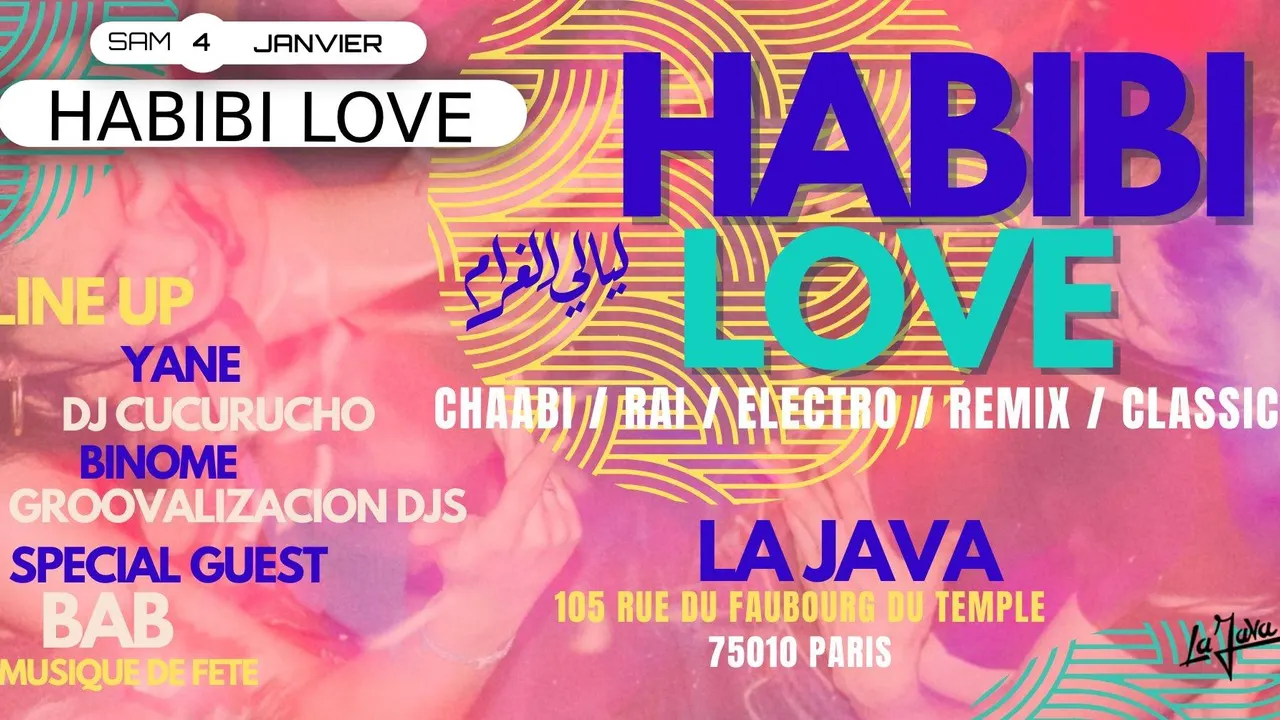 Habibi Love ~ Oriental Vibes Party à Belleville !