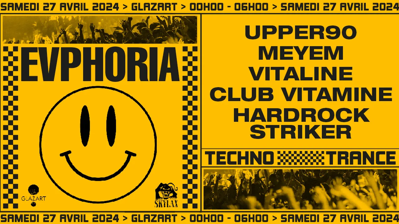 EVPHORIA X GLAZART : MEYEM, UPPER 90, VITALINE & MORE