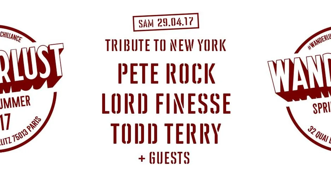 Tribute to NY : Pete Rock, Lord Finesse, Todd Terry & guests