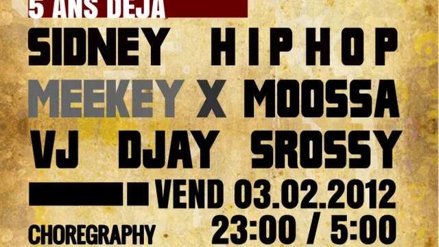 SPECIAL PARTY A LA MAISON 5 ANS DEJA