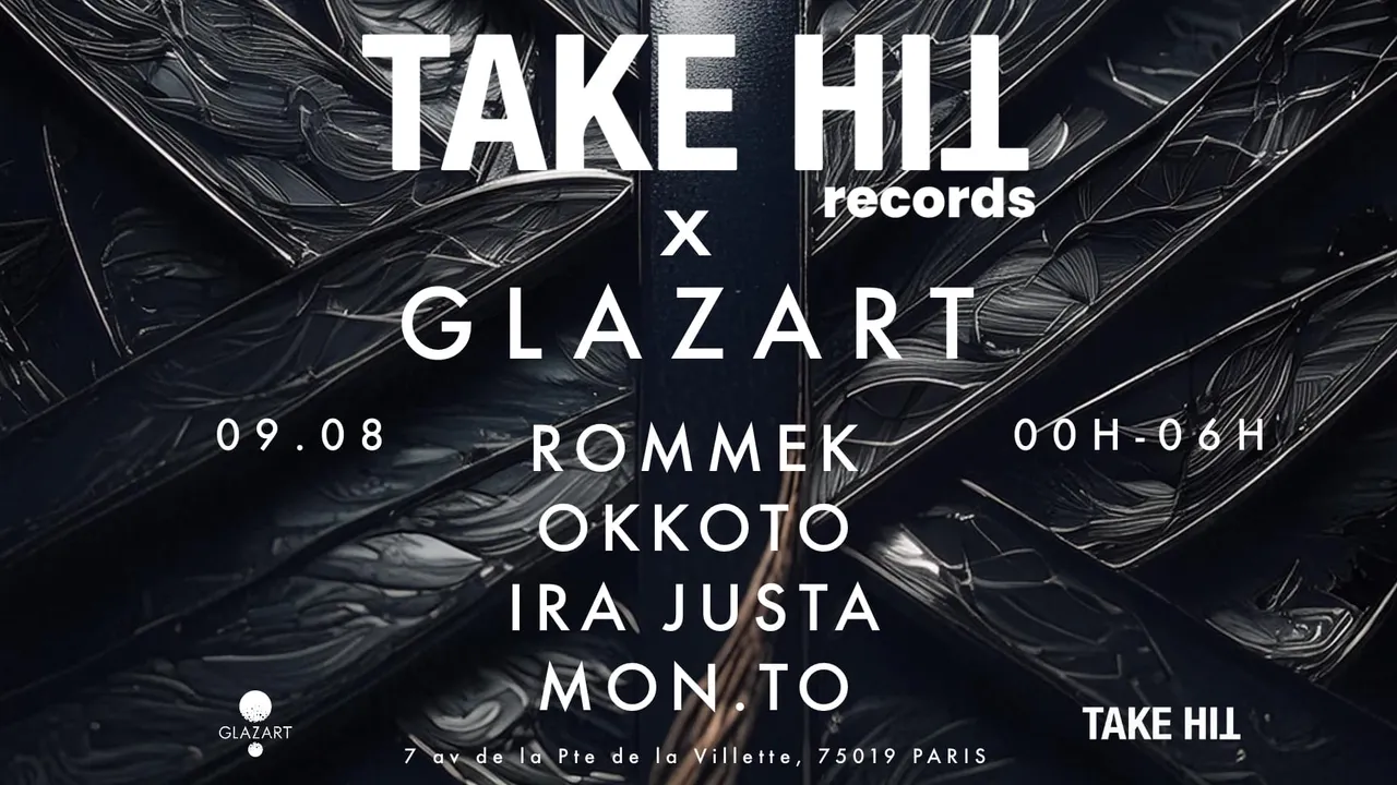 TAKE HIT X GLAZART : ROMMEK, OKKOTO, MON.TO
