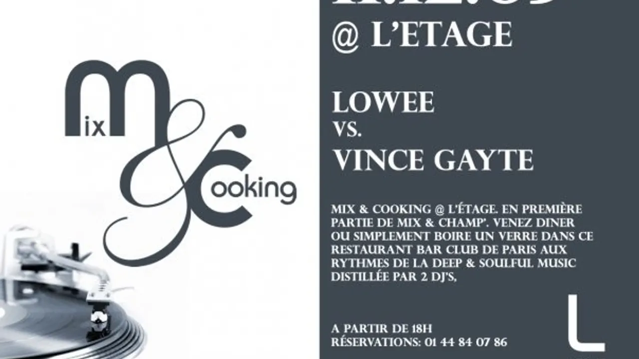 [Mix & Cooking' // Mix & Champ'] @ l'Etage