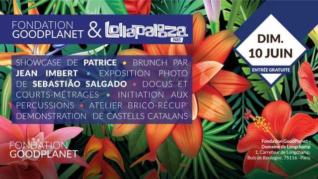 Lollapalooza x GoodPlanet