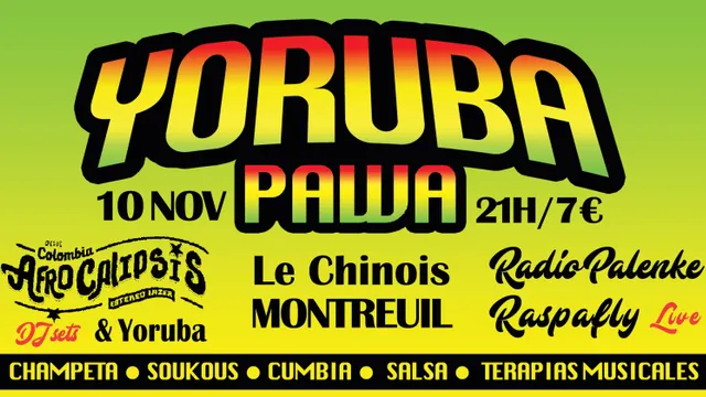 Yoruba Pawa - Fête de Cartagena de Indias
