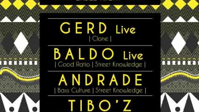Street Knowledge Night : Baldo, Gerd, Andrade & Tibo'z