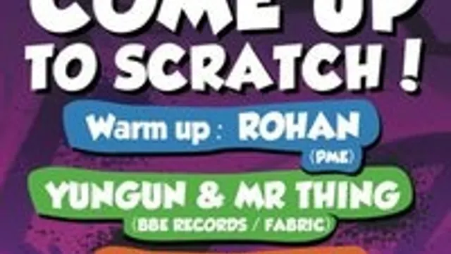 Come Up To Scratch!