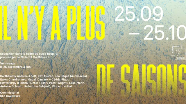 Il n'y a plus de saisons