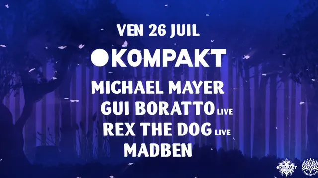 La Clairière x Kompakt : Michael Mayer, Gui Boratto (live)