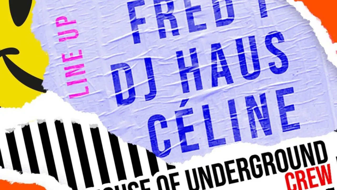 House Of Underground Invite Fred P, Dj Haus & Céline