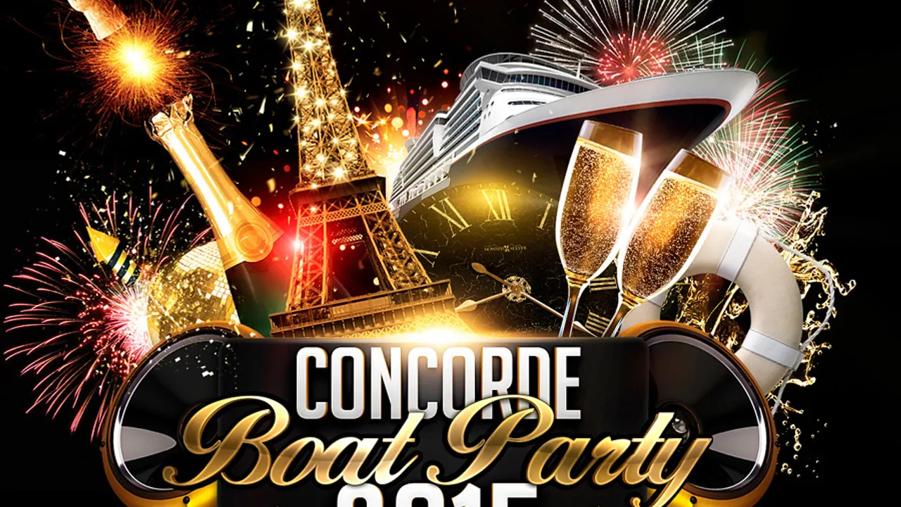 Concorde Boat Party 2015 : Bateau & Fiesta
