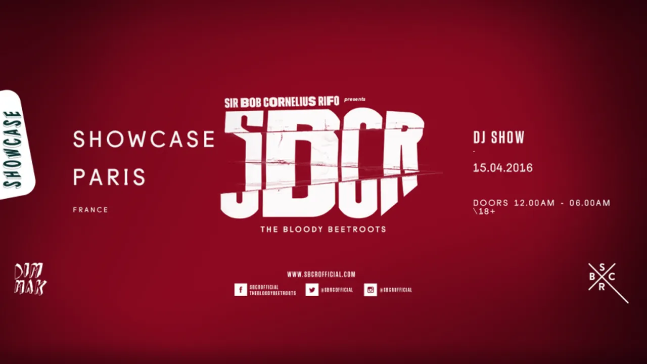 Showcase Paris : SBCR (The Bloody Beetroots) Dj set