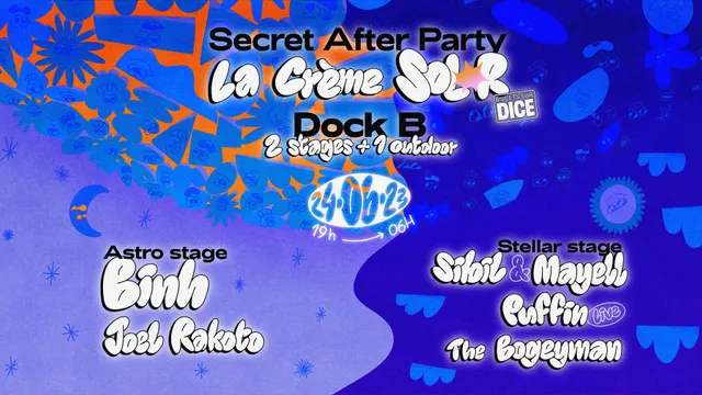 Crème SOL-R After Party à DOCK B