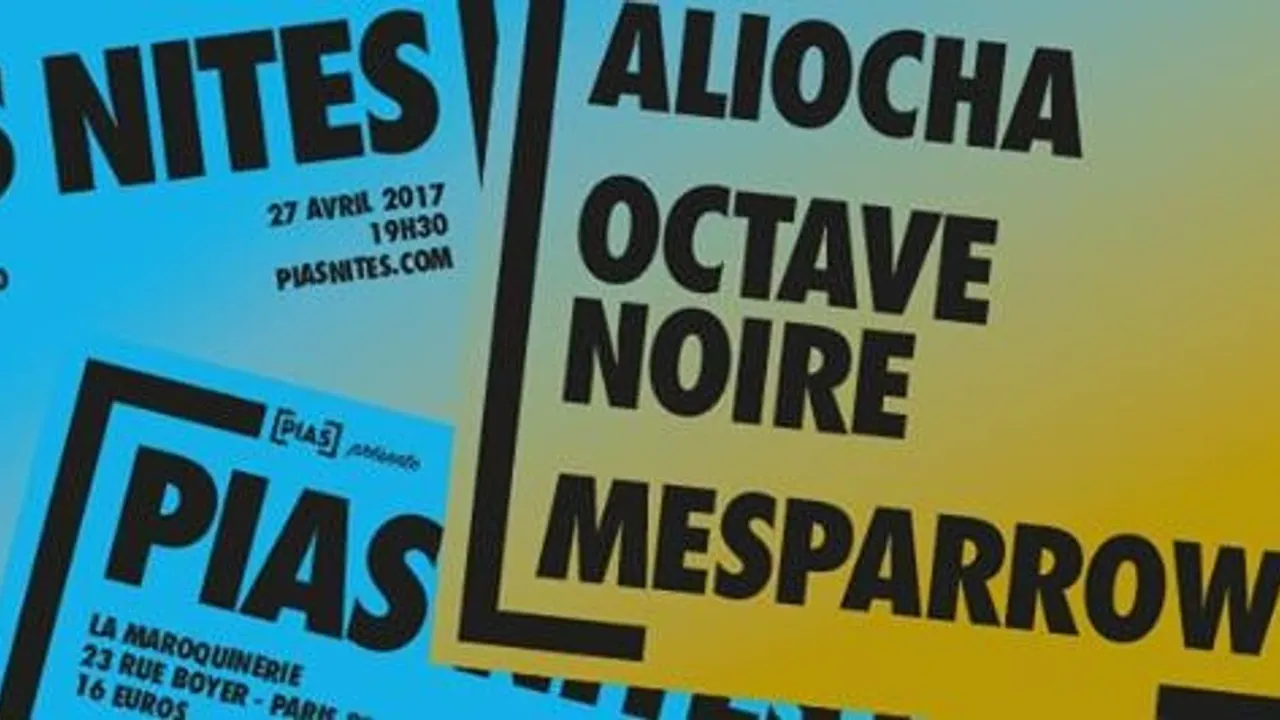 [PIAS] Nites : Aliocha + Octave Noire + Mesparrow