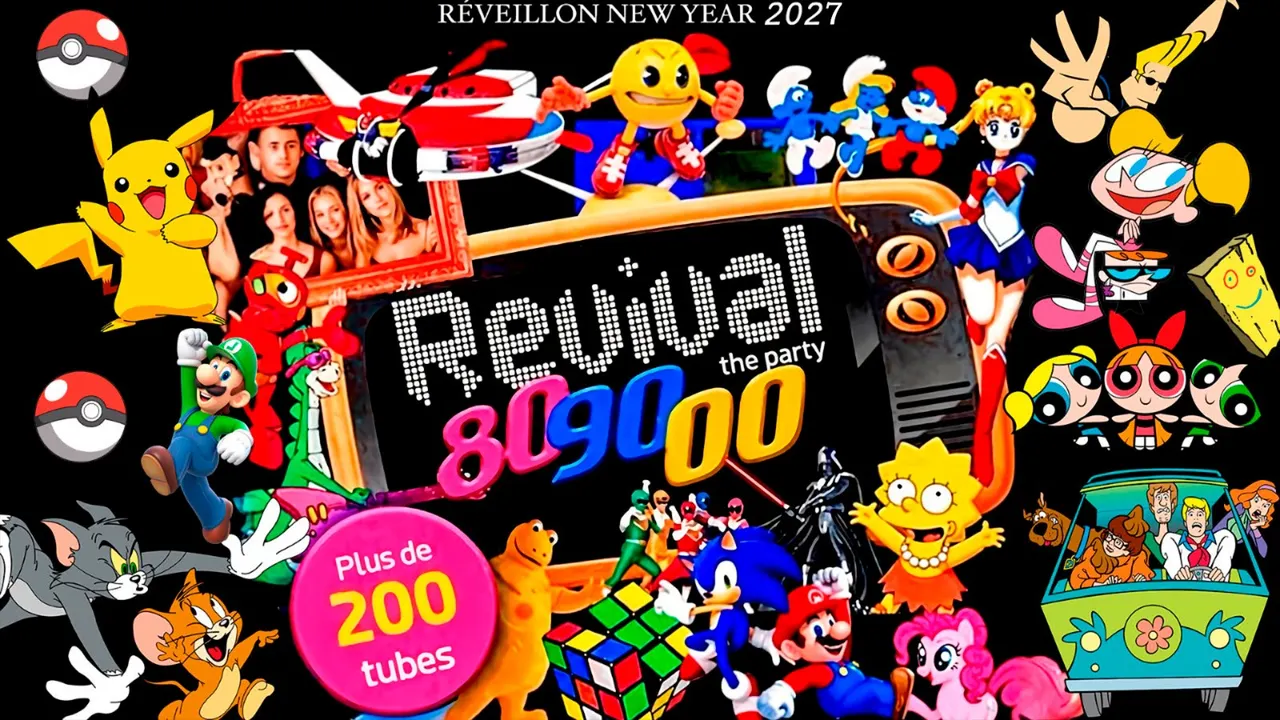 REVIVAL NEW YEAR PARTY 2027 ANNÉES 80-90-00
