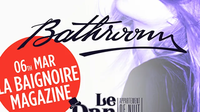 Bathroom Deep Afterwork invite La Baignoire Magazine