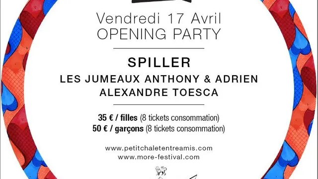 Petit Chalet entre Amis x MORE Festival