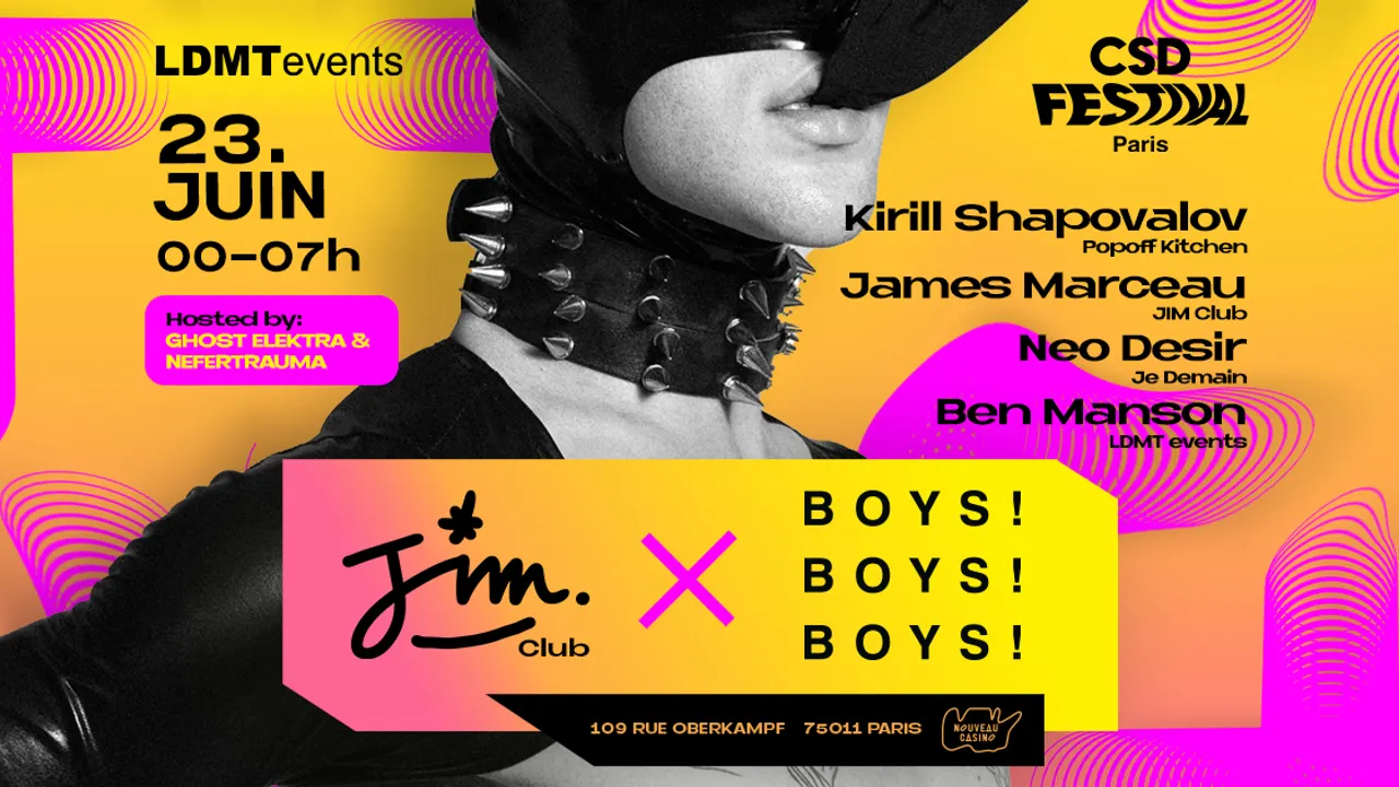 JIM CLUB X BOYS ! BOYS ! BOYS !