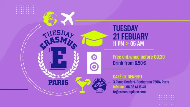 TUESDAY ERASMUS IN PARIS
