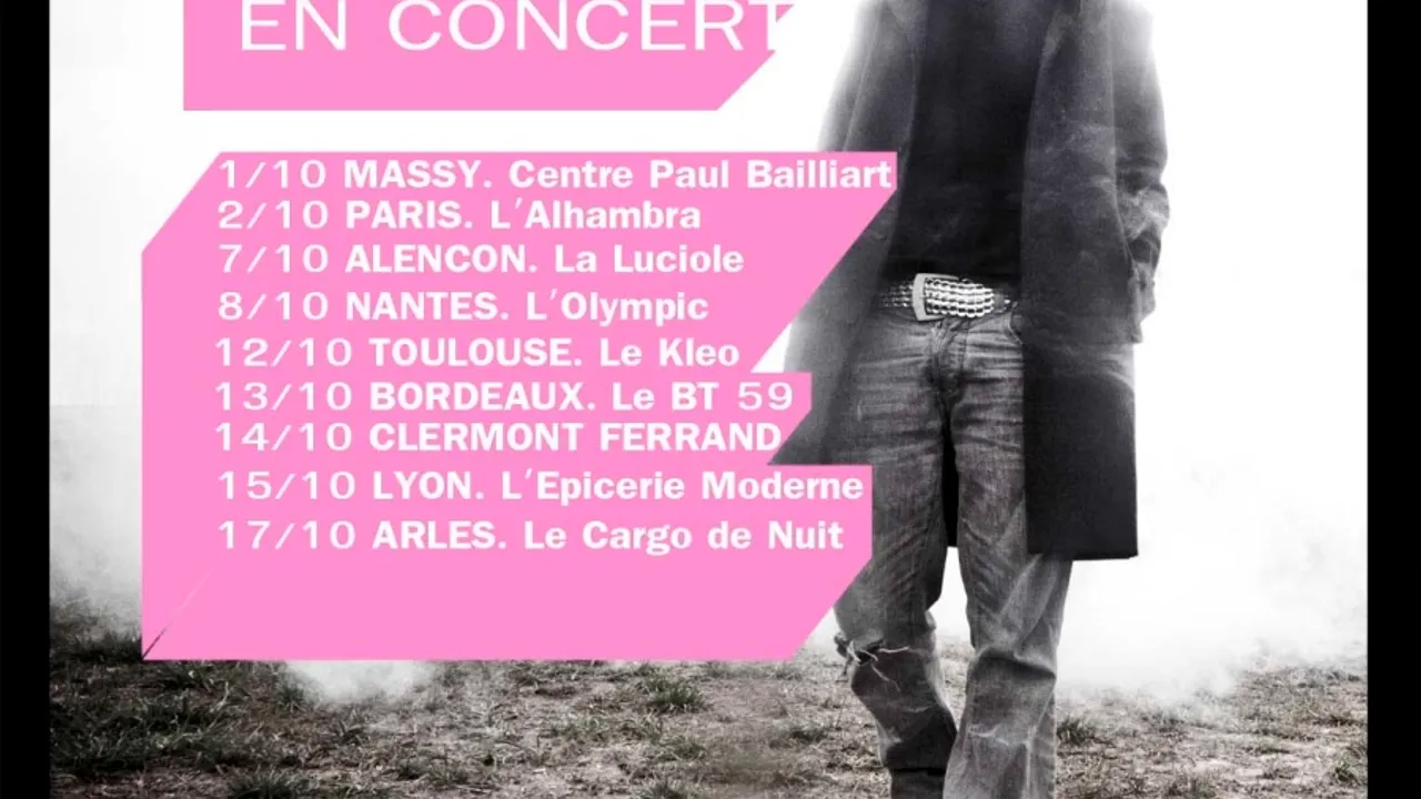 Fink à Paris le 2 Oct. et en tournée en France