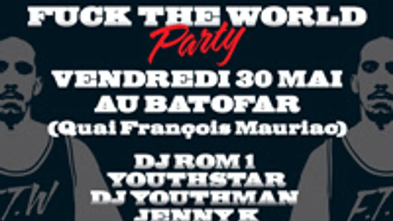 BIG RED aka 9JARED présente: “FUCK THE WORLD”PARTY