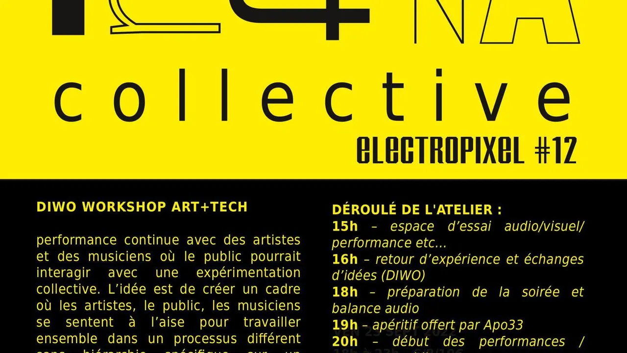 Electropixel 12 - Diwo workshop Art+tech - Mains D'oeuvres