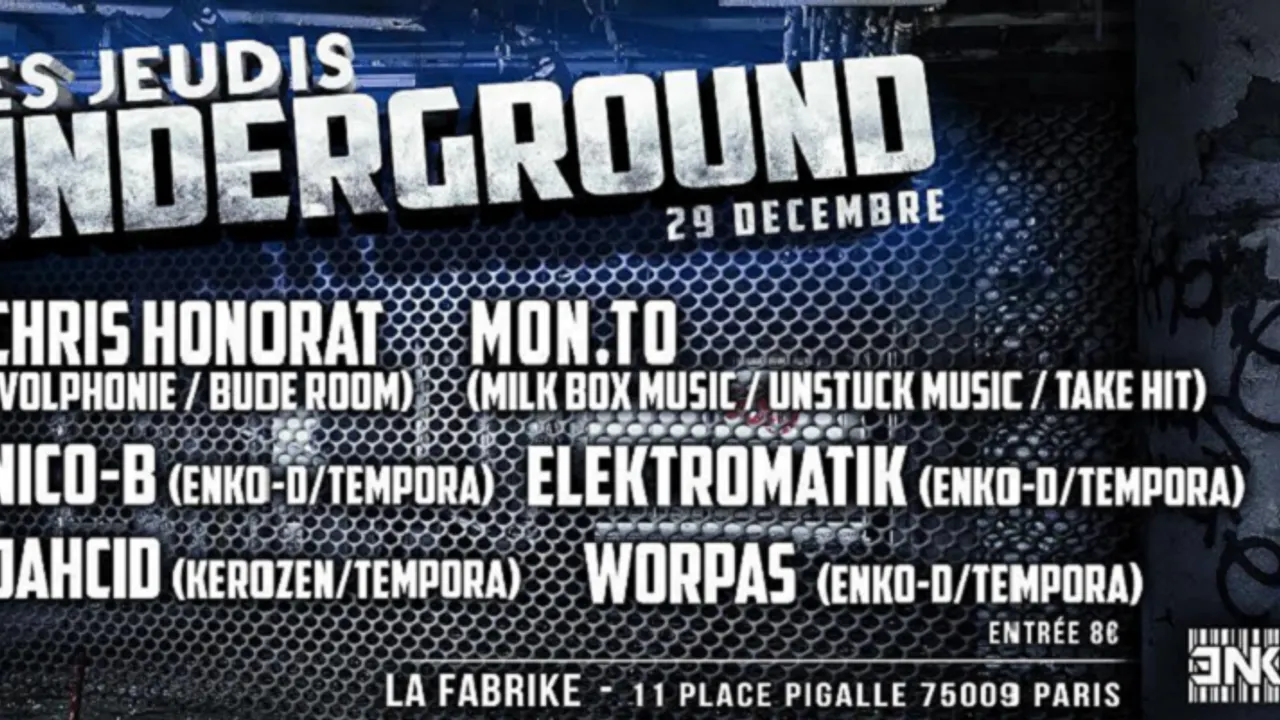 #lesjeudisunderground