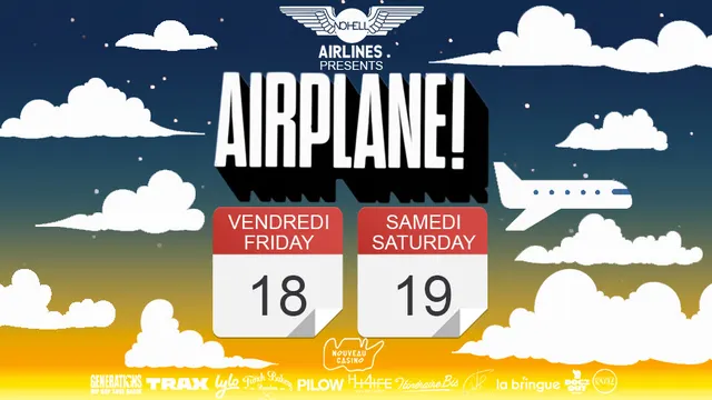 Airplane : Tous les vendredis et samedis d'août