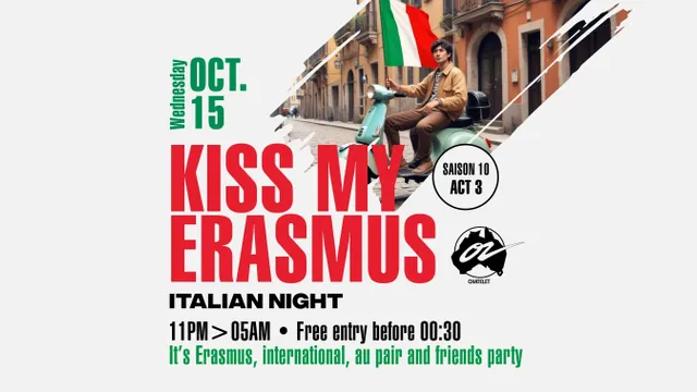 Kiss my Erasmus @ Café OZ