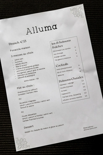 Alluma Restaurant Paris