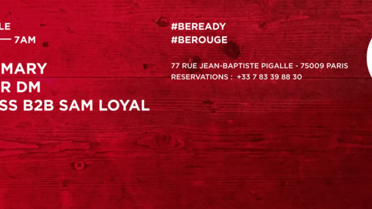 FÉV 06 LE ROUGE : BLOODY MARY (Dame-Music), GAUTHIER DM (Catwash Records), BEN WEISS B2B SAM LOYAL