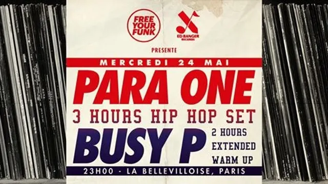 Free your funk : Para One & Busy P play hip hop