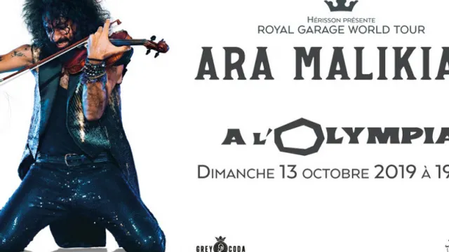 Ara Malikian à l'Olympia le 13 octobre 2019