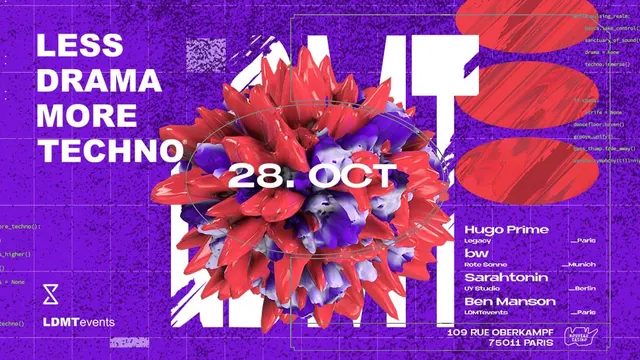 LESS DRAMA MORE TECHNO #42 - 8th Anniversary