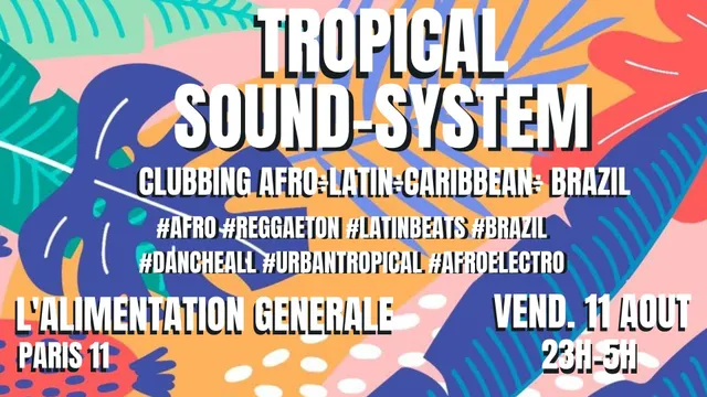 Tropical SoundSystem ~ Caribbean ÷ Afro ÷ Latino ÷ Urban Tropical !!