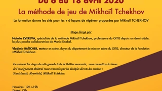 Stage du GITIS à Paris ( Avril 2020)