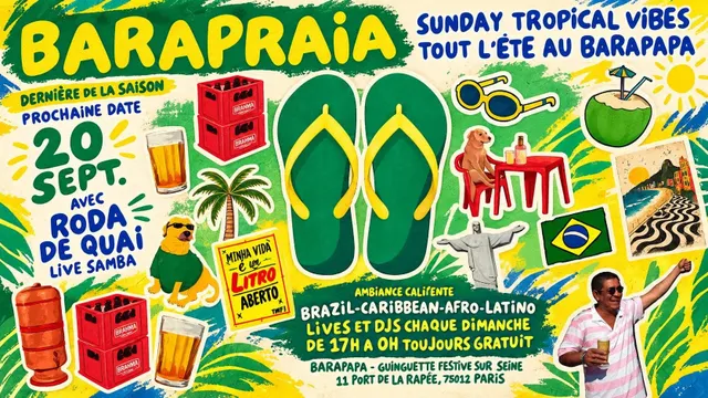 Barapraïa - Sunday Tropical vibes au Barapapa !