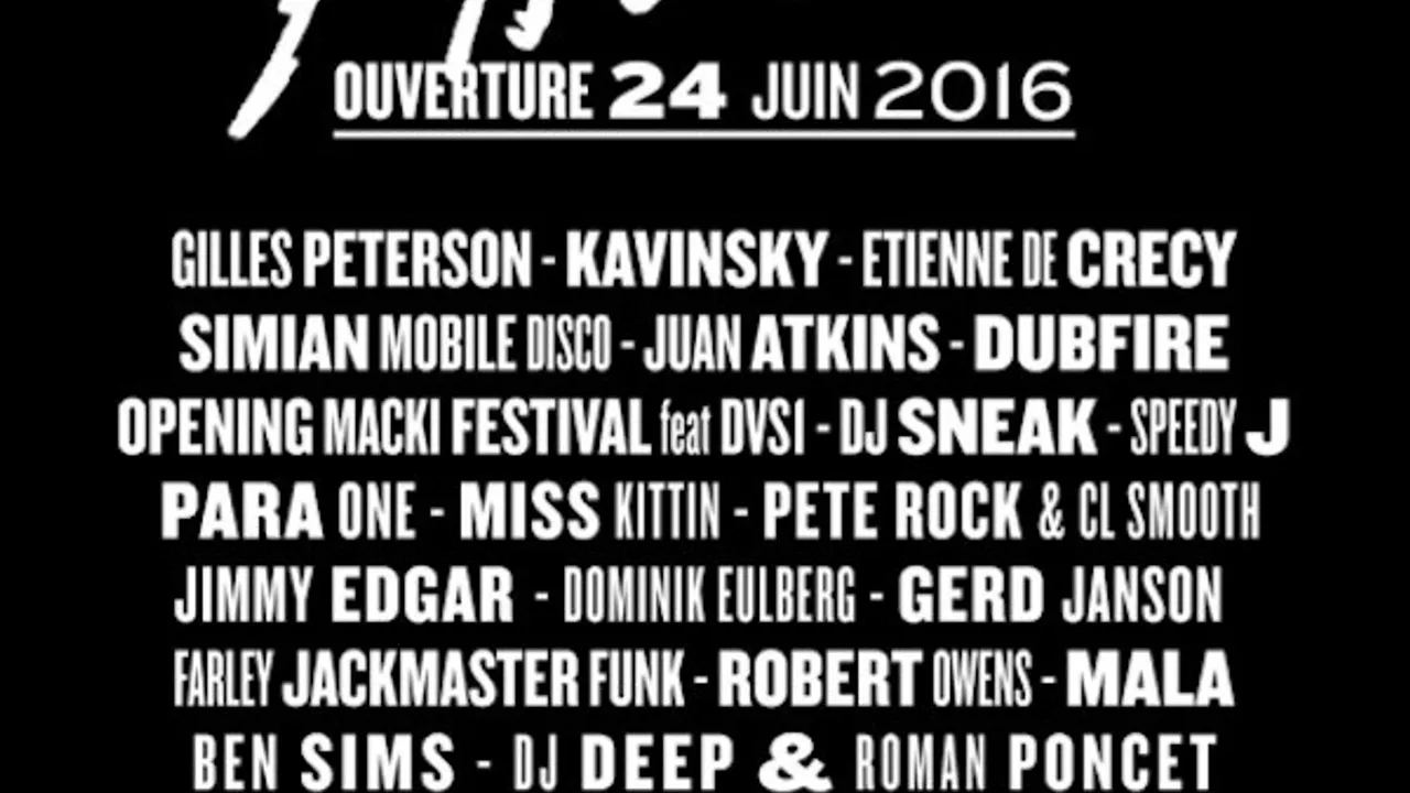 Nuits fauves opening : Etienne de Crécy & Simian Mobile Disco