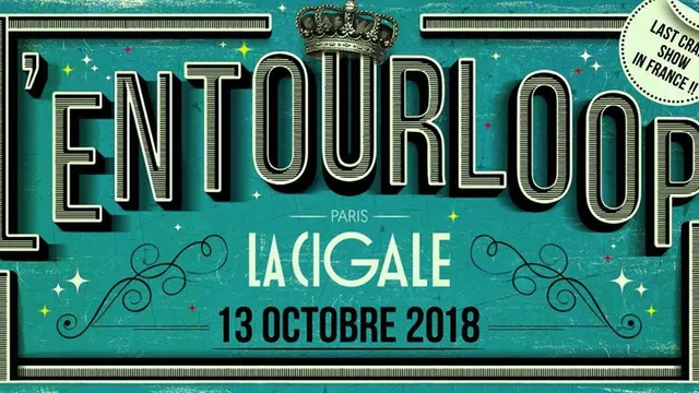L’ENTOURLOOP à la Cigale - Paris - 13/10/18