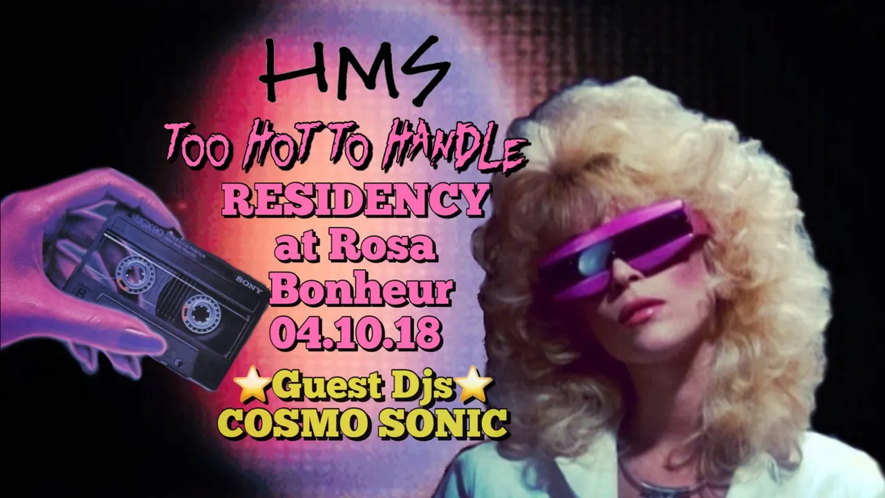 LES JEUDIS DU ROSA - HMS PRÉSENTE COSMO SONIC