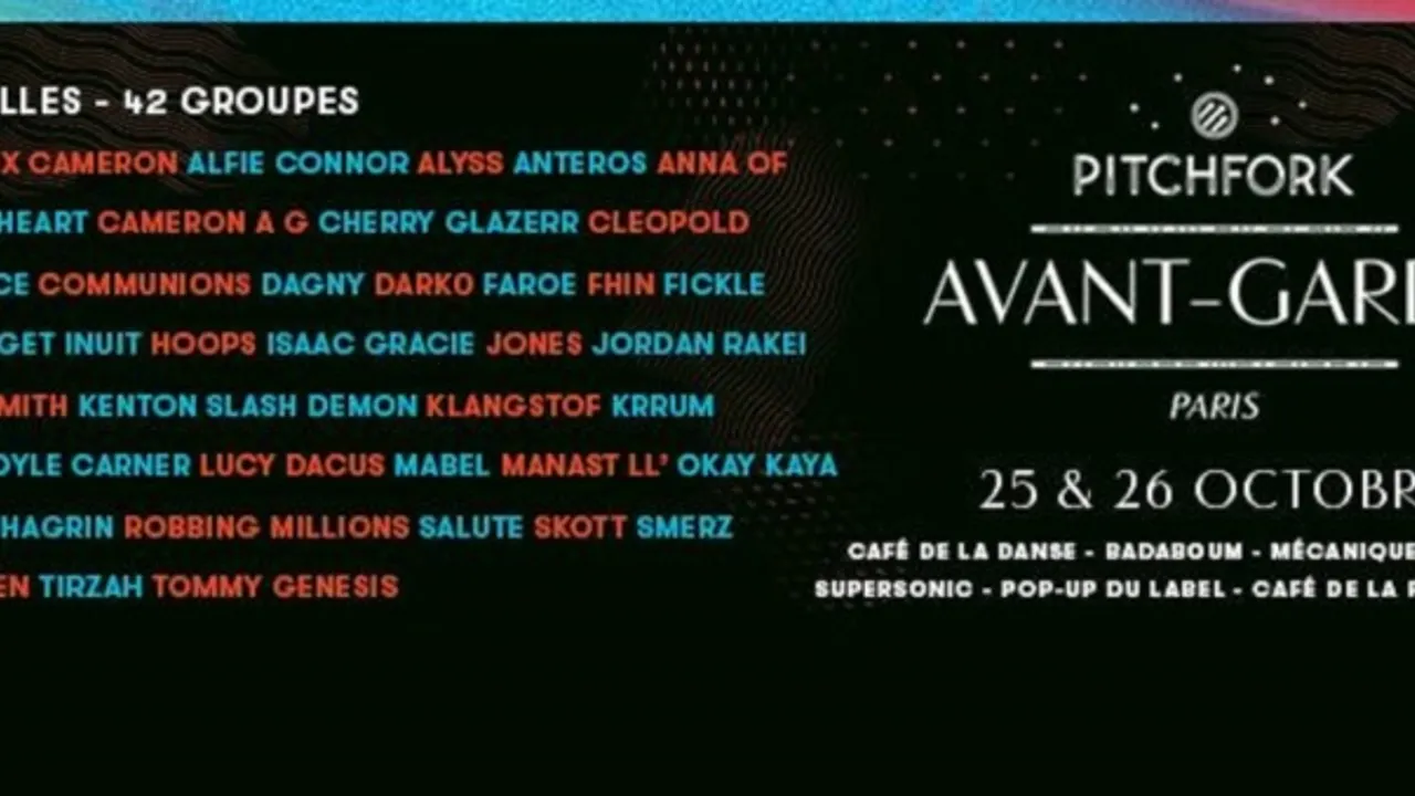 Pitchfork Avant-Garde 2016 // Au Supersonic //MARDI 25 OCTOBRE & MERCREDI 26 OCTOBRE