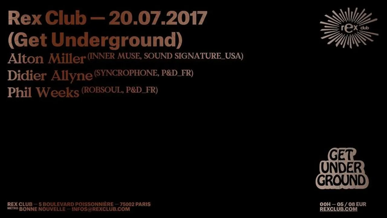 Get Underground | Alton Miller • Didier Allyne • Phil Weeks