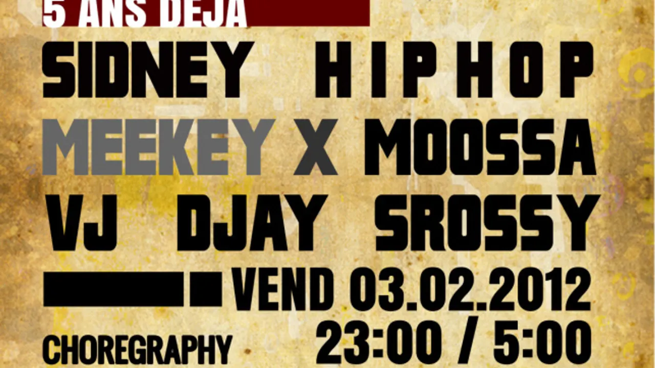 SPECIAL PARTY A LA MAISON 5 ANS DEJA