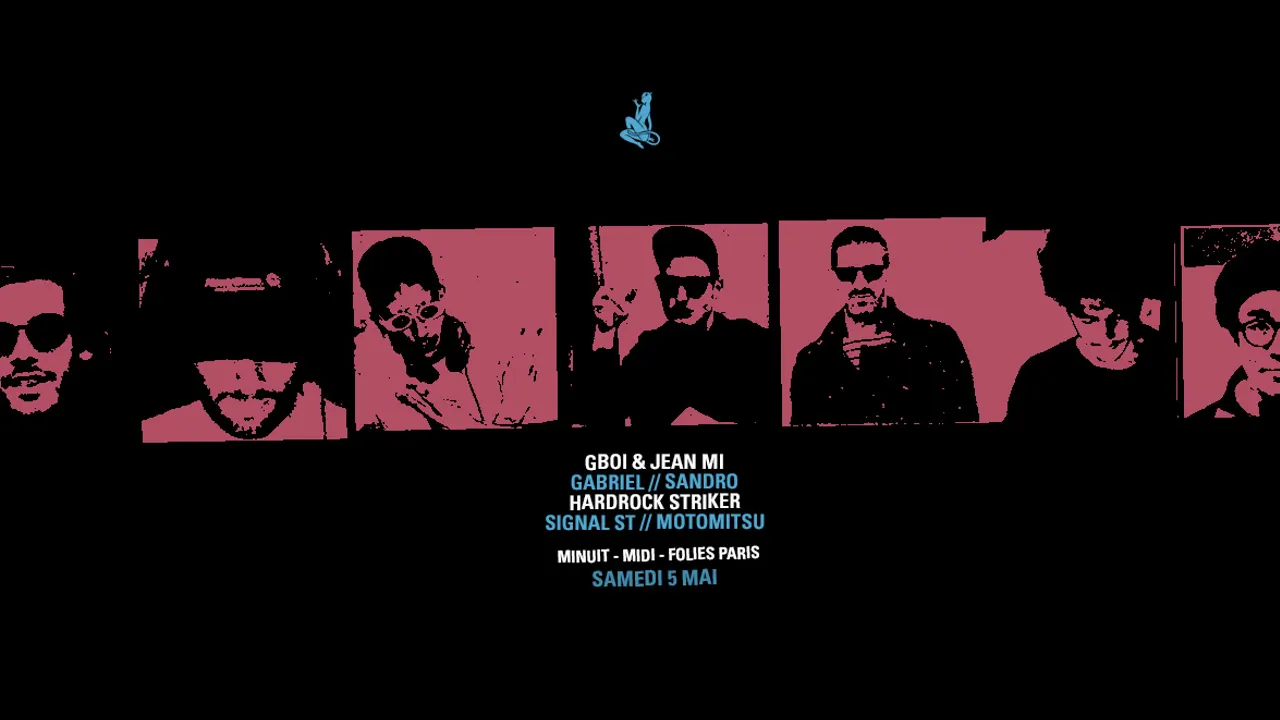 Skylax x Folies Paris : BLEU BLANC HOUSE MINUIT - MIDI !