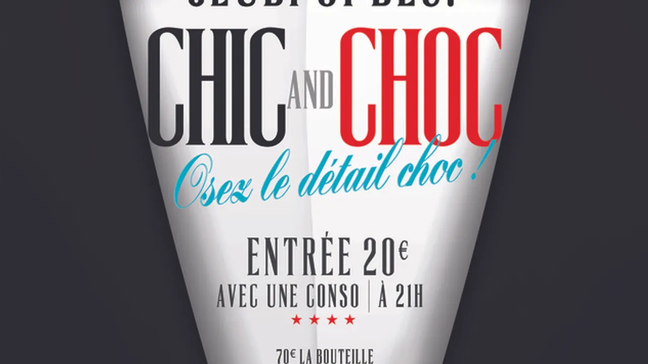 NEW YEAR : CHIC & CHOC @ CAFE OZ GRANDS BOULEVARDS