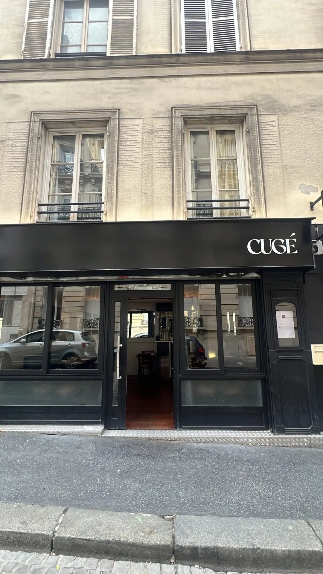 CUGÉ Restaurant Paris