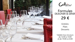Une Formule Déjeuner & Dîner proposant le meilleur de la Cuisine Bourgeoise Française !