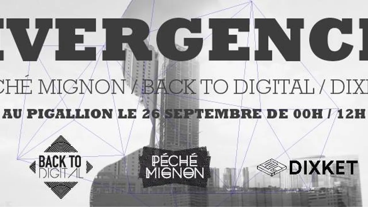 Divergences : Péché Mignon x Dixket x Back to Digital