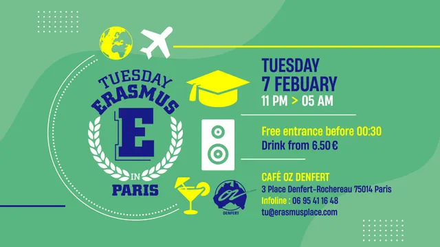 TUESDAY ERASMUS IN PARIS