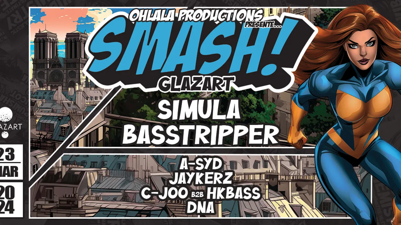 SMASH #3 w/ SIMULA, BASSTRIPPER, A-SYD, JAYKERZ & more