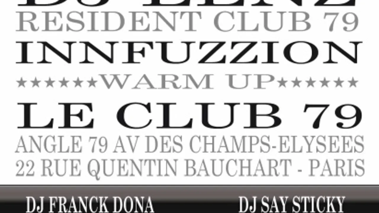 Le Club 79 Présente